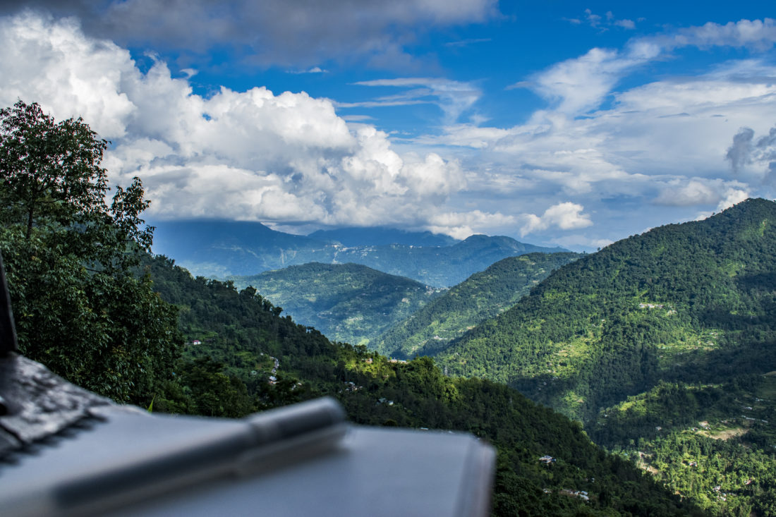 Sribadam Sikkim valley view