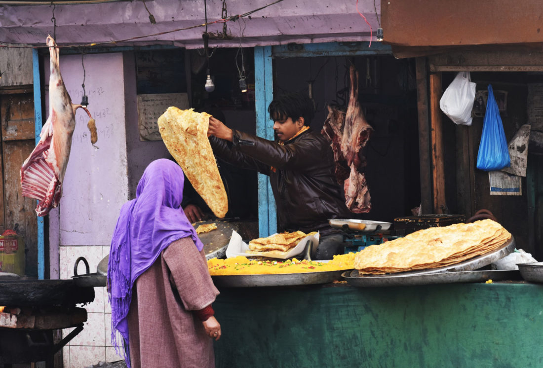 Roadside food in Srinagar